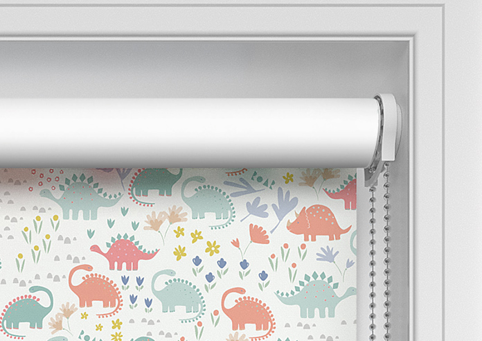 Dino Floral, Cretaceous Corals - Twist&Fit Roller Blind - Image 11